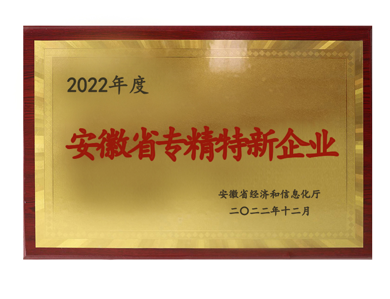 安徽省專(zhuān)精特新企業(yè)